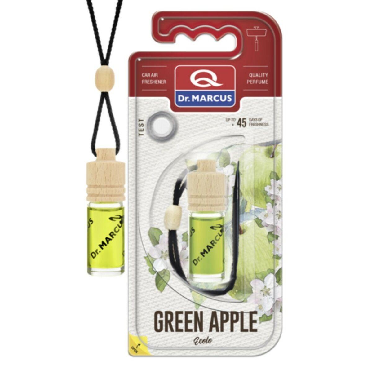 Ambientador para Coche Dr Marcus Ecolo Manzana 4,5 ml Madera Cristal Fragancia Colgante 4 Piezas