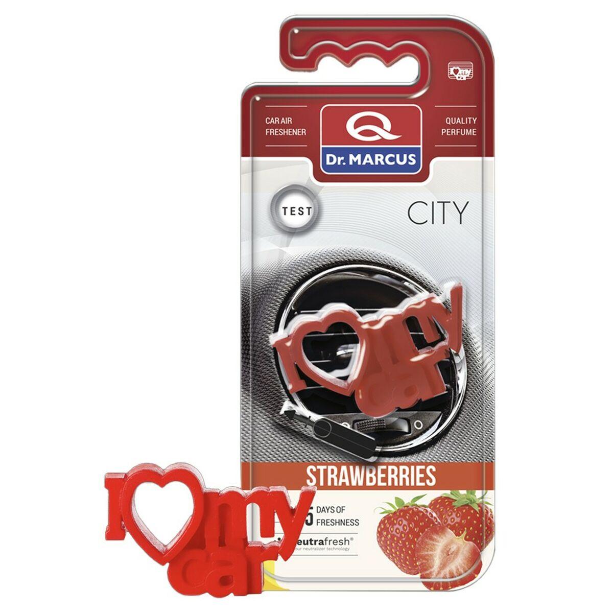 Ambientador para Coche Dr Marcus City Fresa Plástico Fragancia
