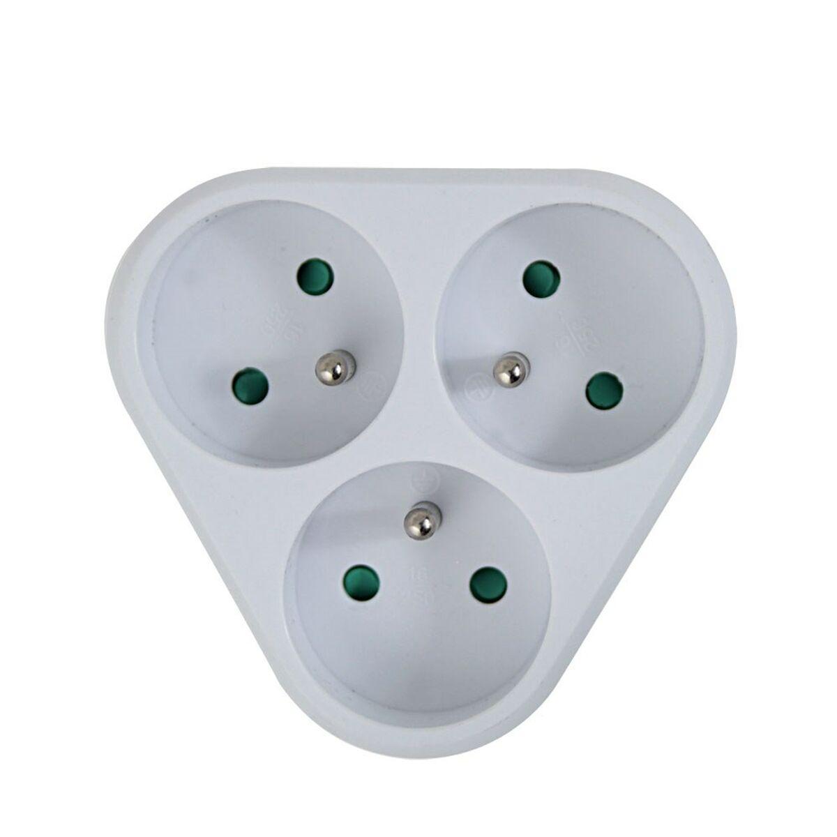 Ladrón de enchufe Esperanza ELK303W 3 Enchufes