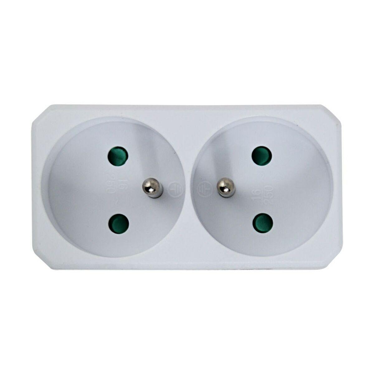 Ladrón de enchufe Esperanza ELK305W 2 Enchufes
