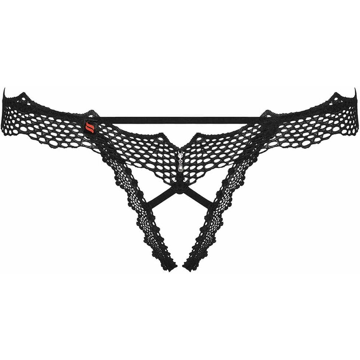 Tanga Obsessive Bravelle Negro S/M