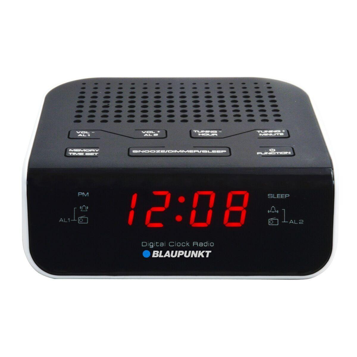 Radio Despertador Blaupunkt CR5WH Blanco Negro Bicolor