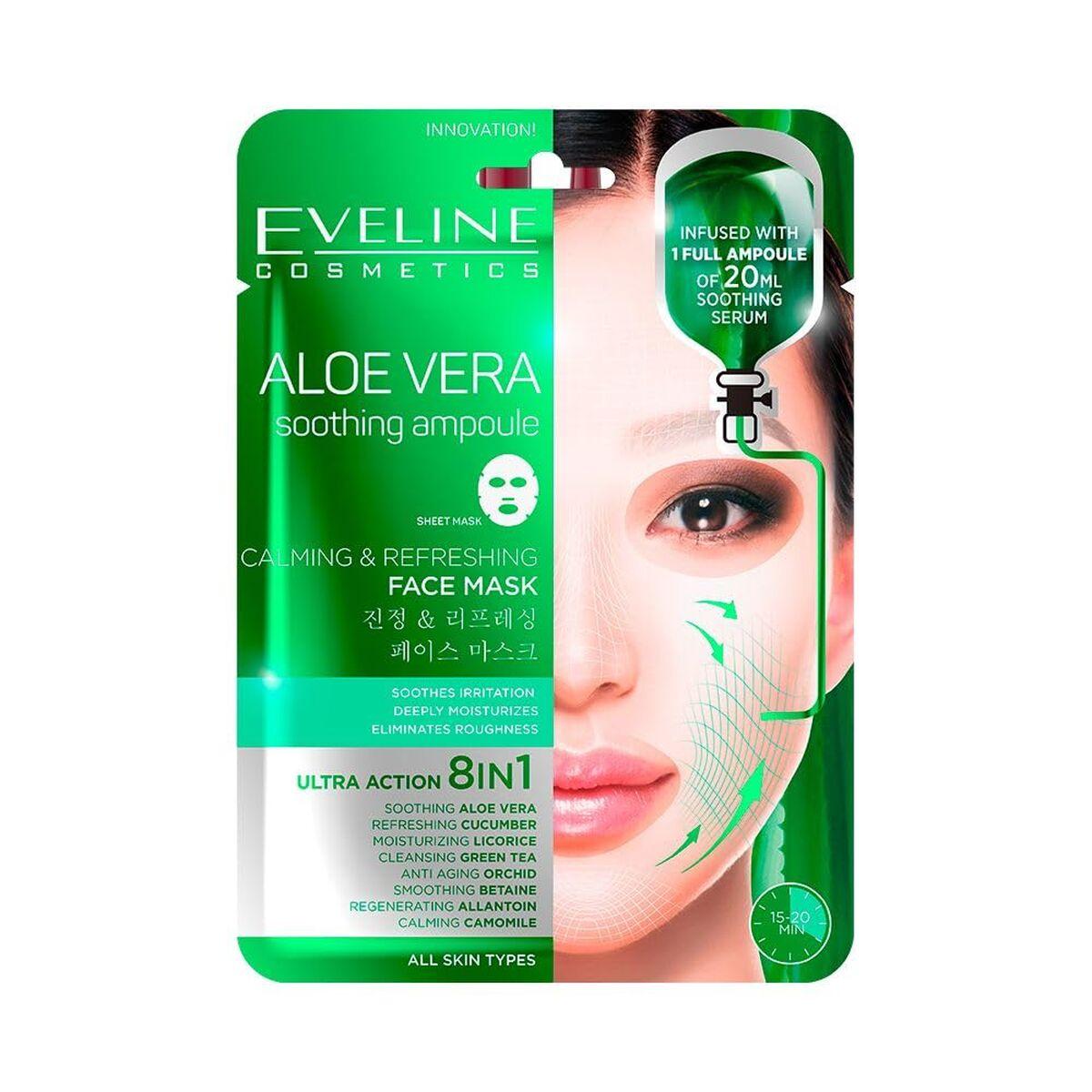Mascarilla Facial Eveline Aloe Vera Soothing Ampoule 20 ml
