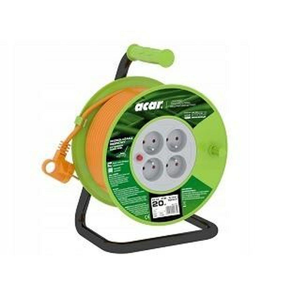 Cable alargador Acar M01950 Naranja 20 m