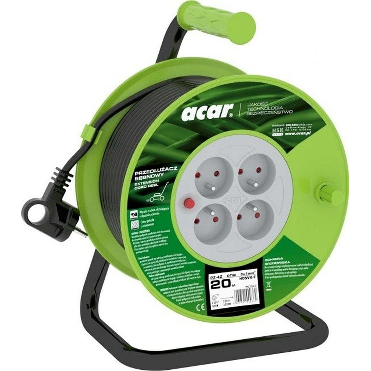 Cable alargador Acar M02047 Negro 20 m