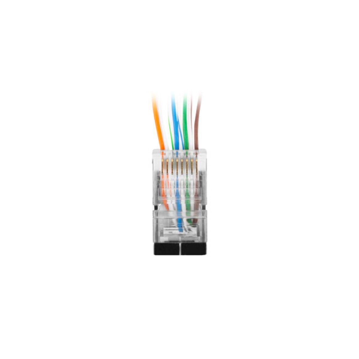 Conector RJ45 Lanberg PLS-6020EZ Transparente 20 Unidades