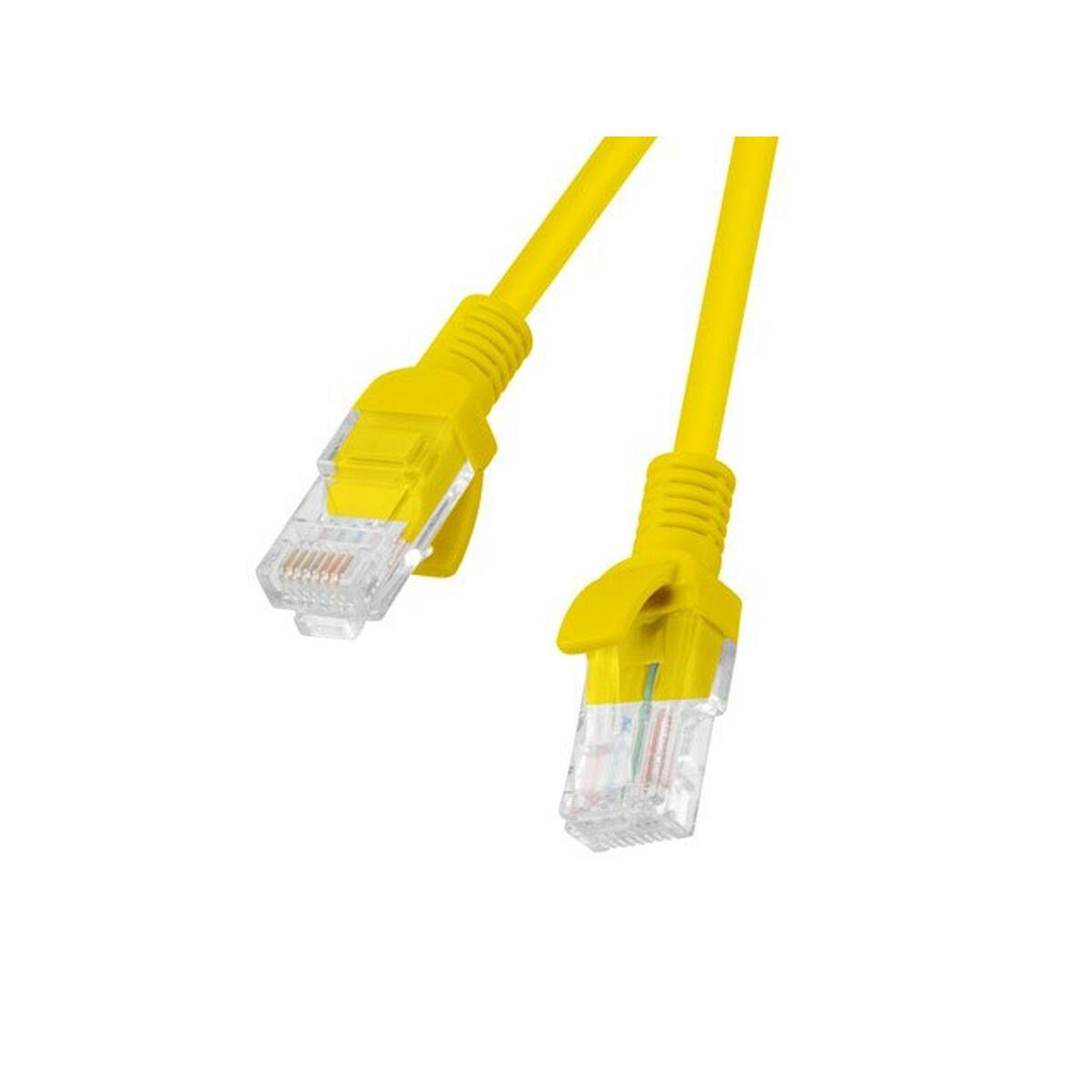 Cable de Red Rígido UTP Categoría 5e Lanberg PCU5-20CC-0200-Y Amarillo 2 m