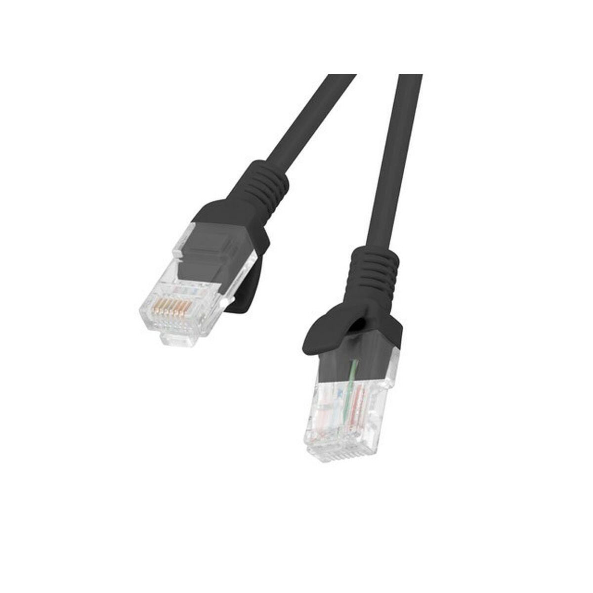 Cable de Red Rígido UTP Categoría 6 Lanberg PCU6-20CC-0300-BK Negro 3 m