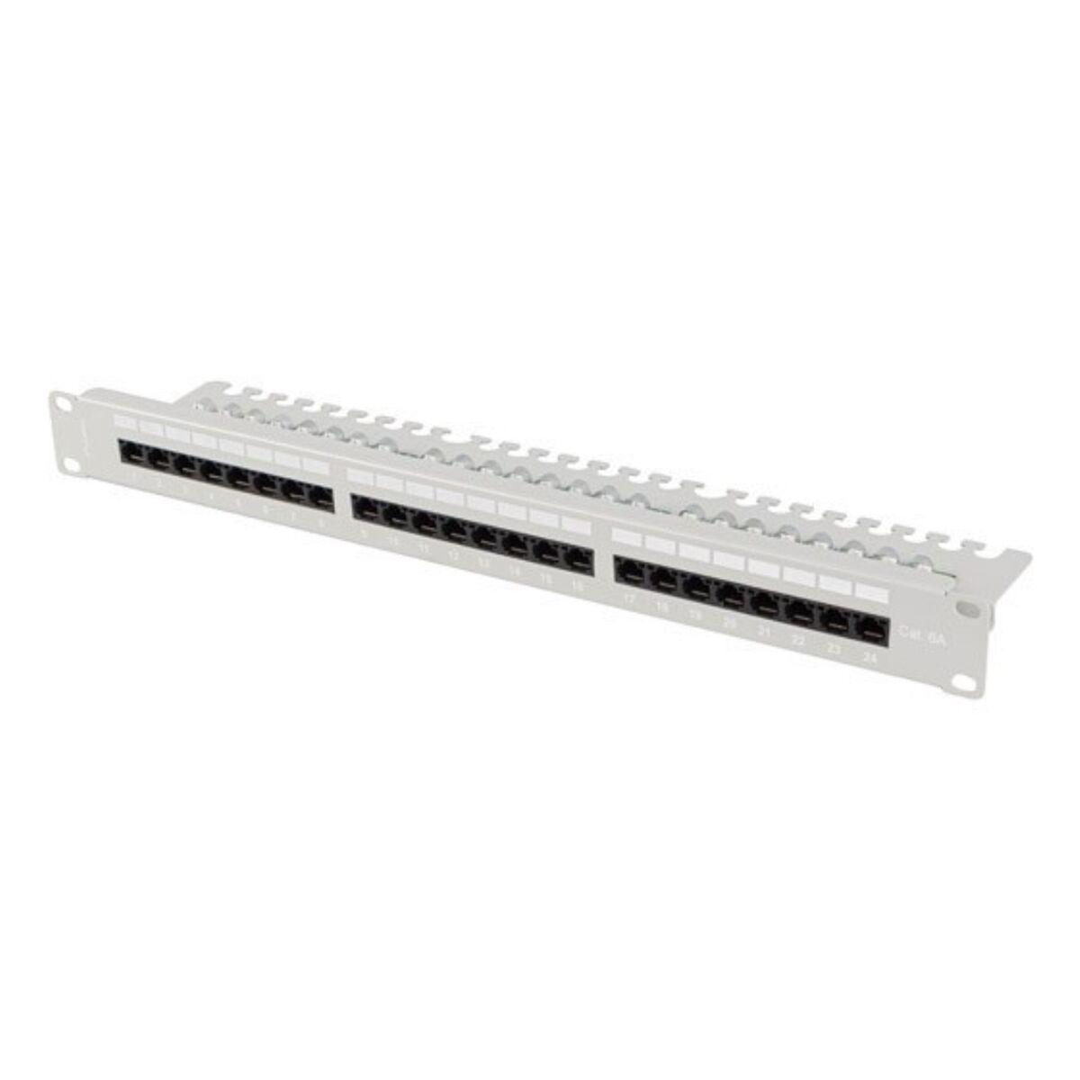 Patch Panel 24 Puertos UTP Categoría 6 Lanberg PPUA-1124-S