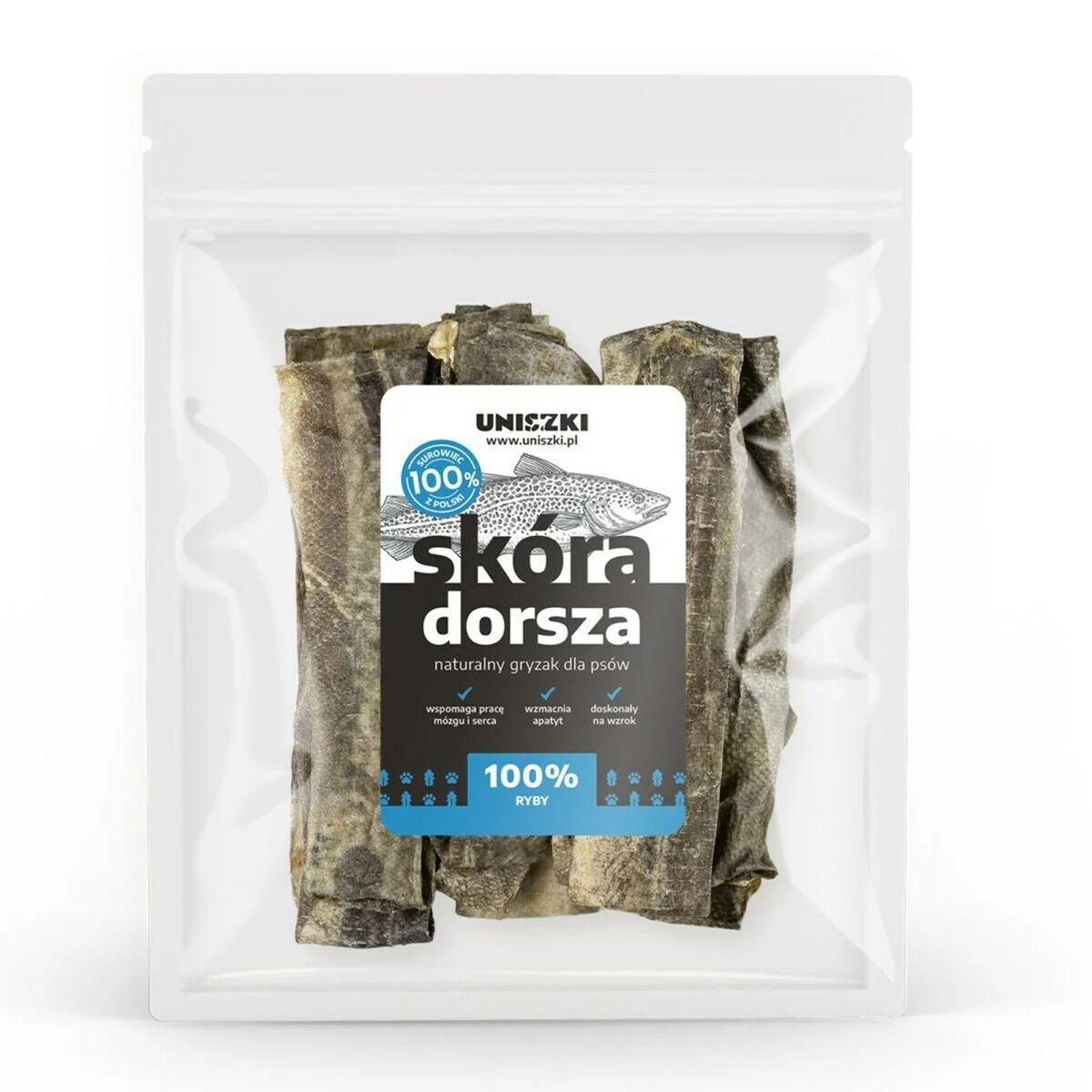 Snack para Perros Uniszki Piel de bacalao Bacalao 100 g