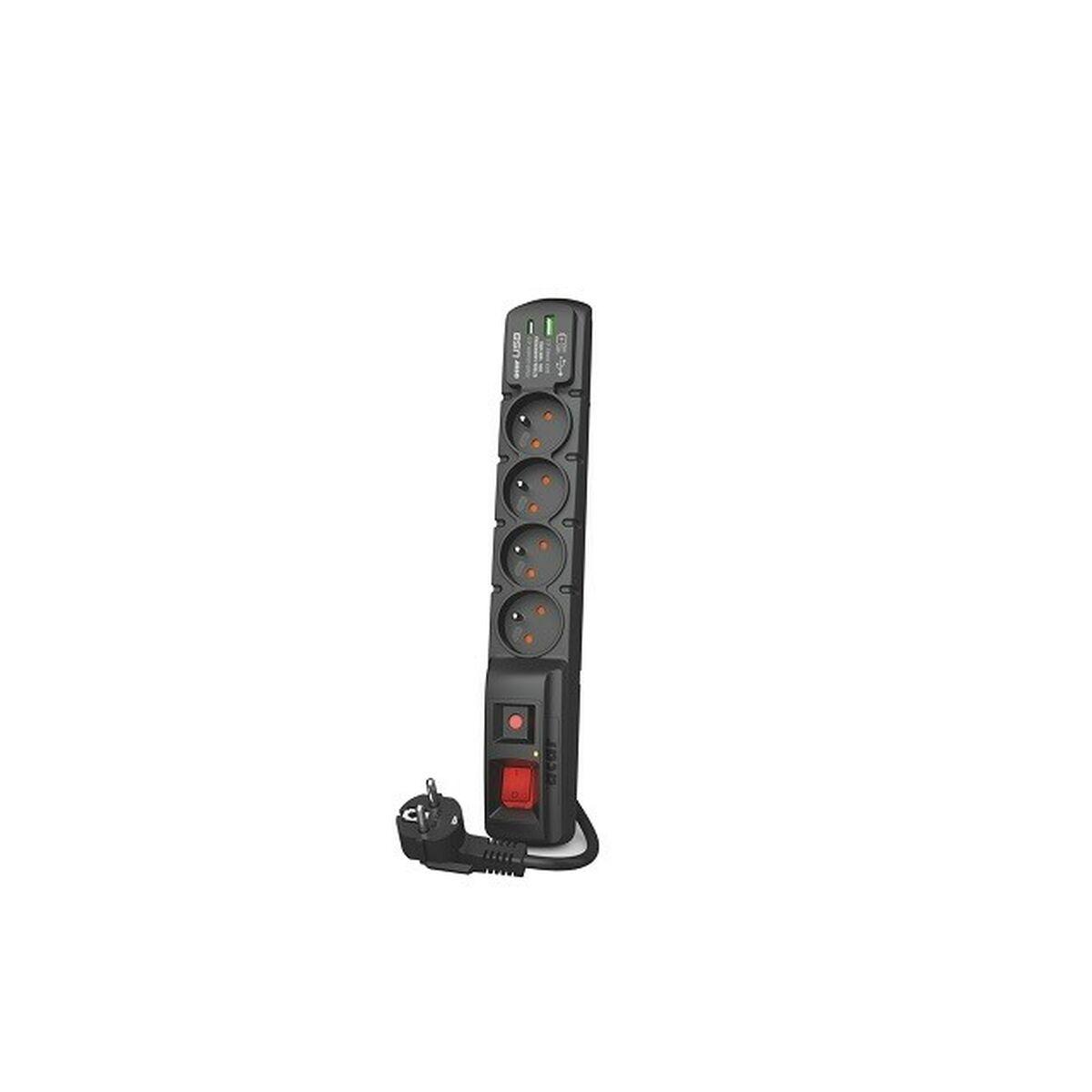 Regleta Enchufes 4 Tomas con interruptor Acar W2441 (5 m)