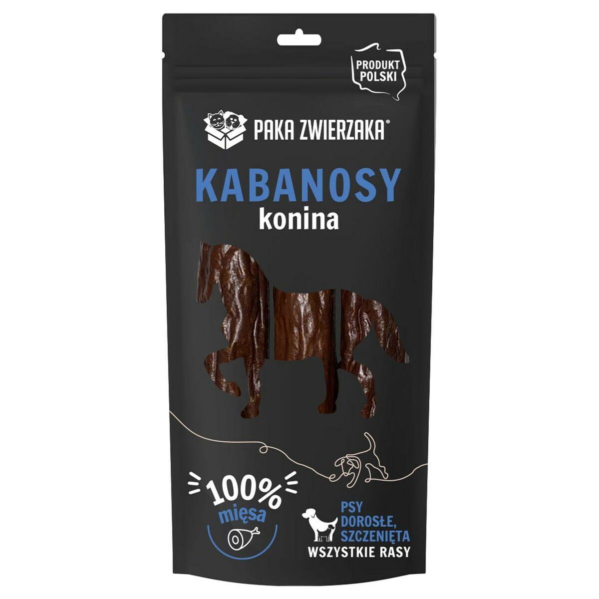 Snack para Perros Paka Zwierzaka Sausages Horse 80 g Caballo 3 Piezas