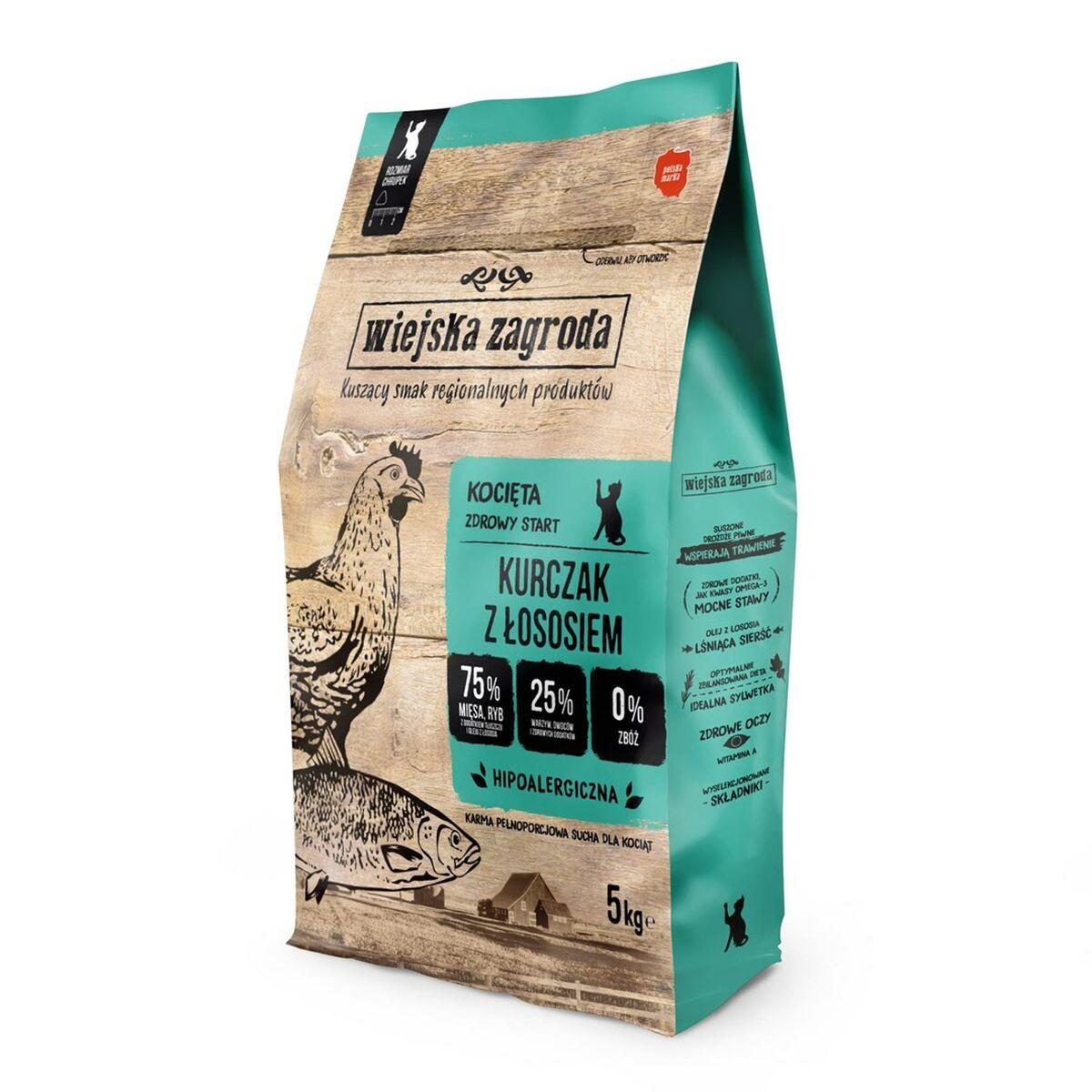 Pienso WIEJSKA ZAGRODA Kitten Chicken with salmon Pollo 5 kg