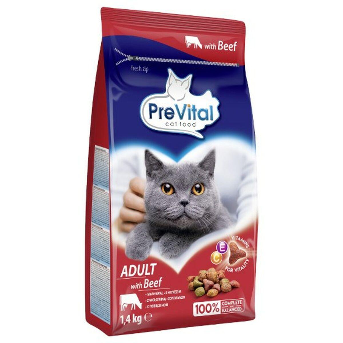 Pienso Prevital Carne de vacuno 1,4 Kg