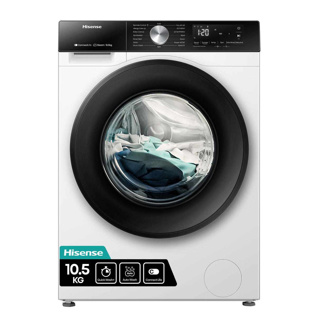 Lavadora Hisense WF3S1043BW3 60 cm 1400 rpm 10 kg