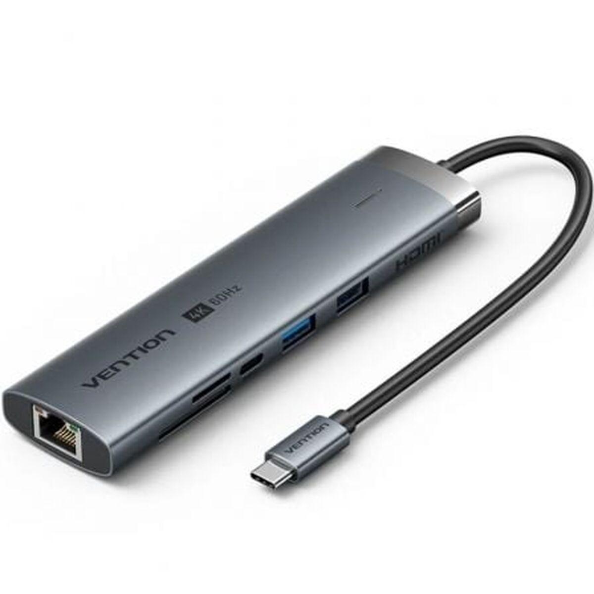 Hub USB Vention TGVHB Gris
