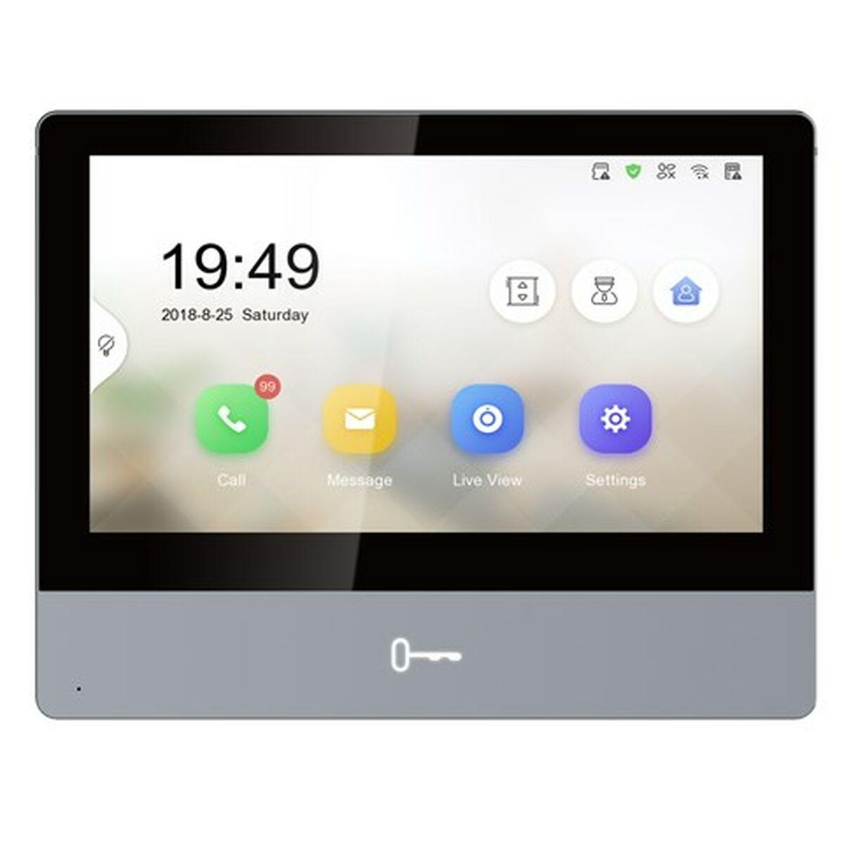 Videoportero Inteligente Hikvision DS-KH8350-TE1 Negro Gris