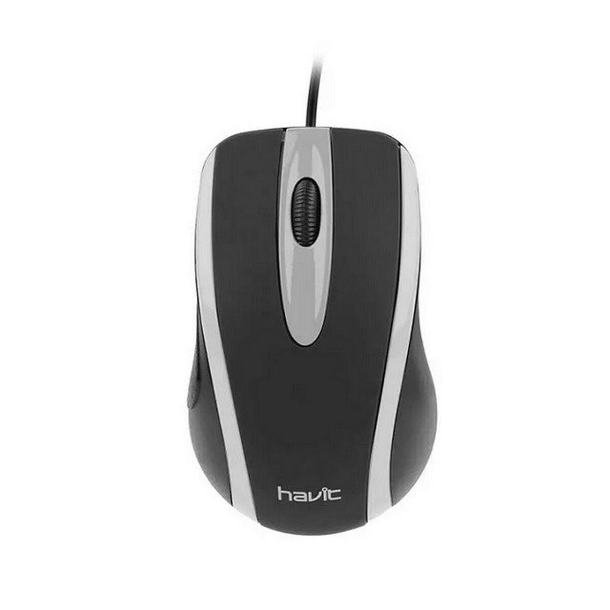 Ratón Gaming Havit HV-MS753 Negro Gris Estampado