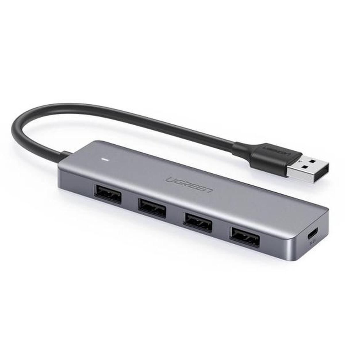 Hub USB Ugreen 64266 Plateado