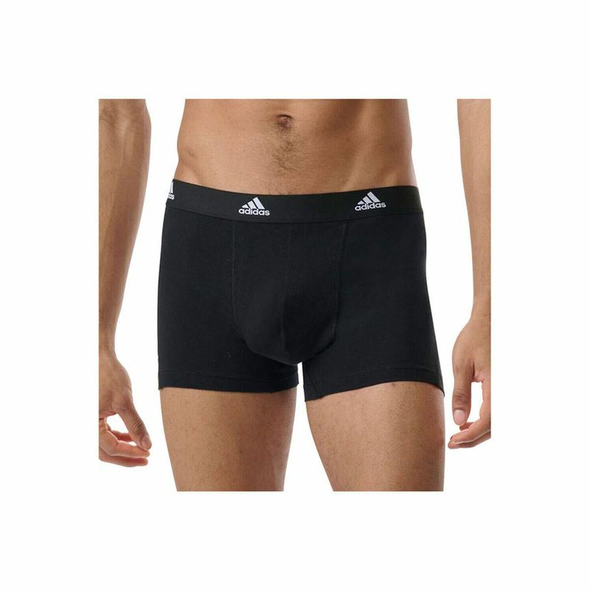 Bóxer de Hombre Adidas Active Flex Negro 3 Unidades