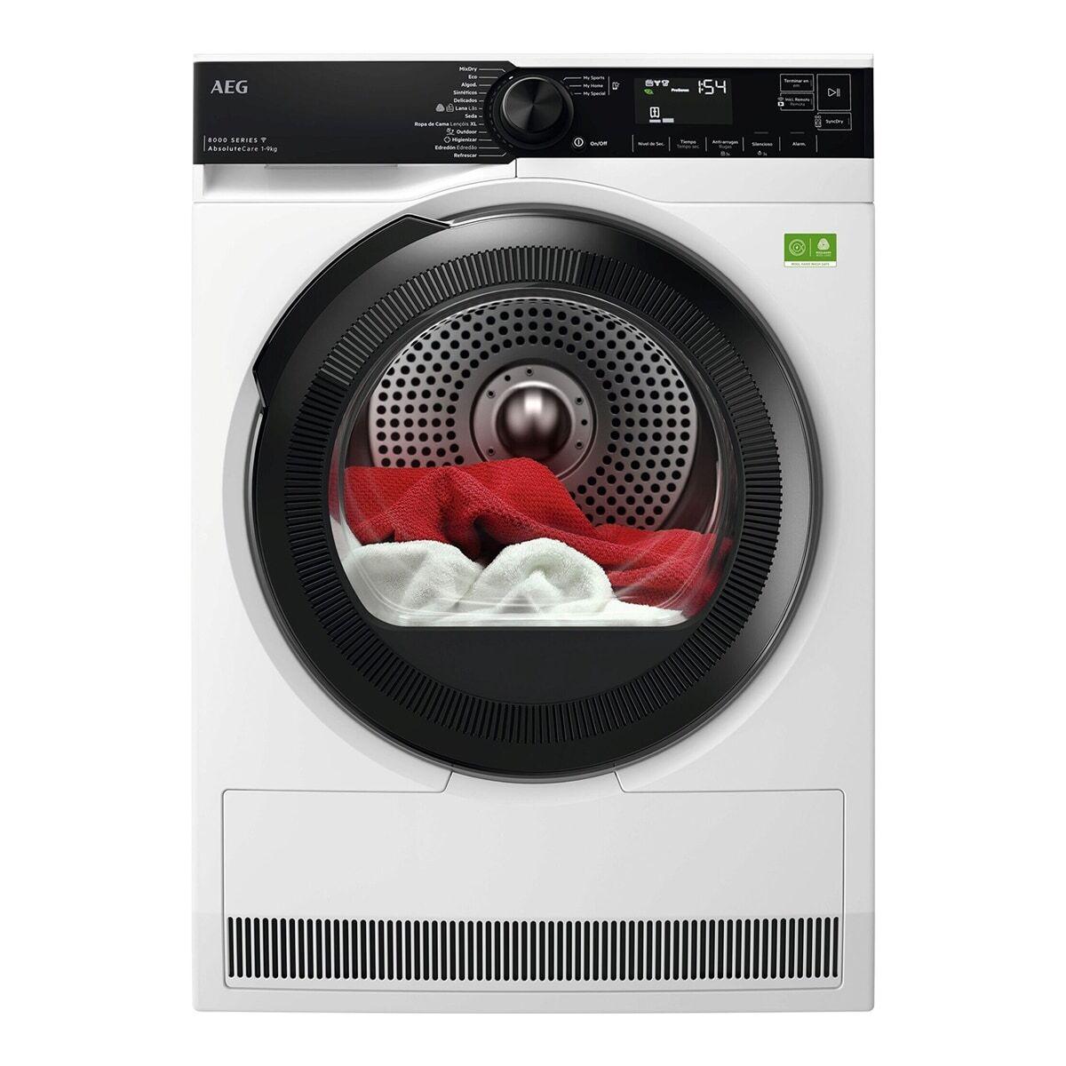 Secadora con bomba de calor AEG TR839T4PBCP