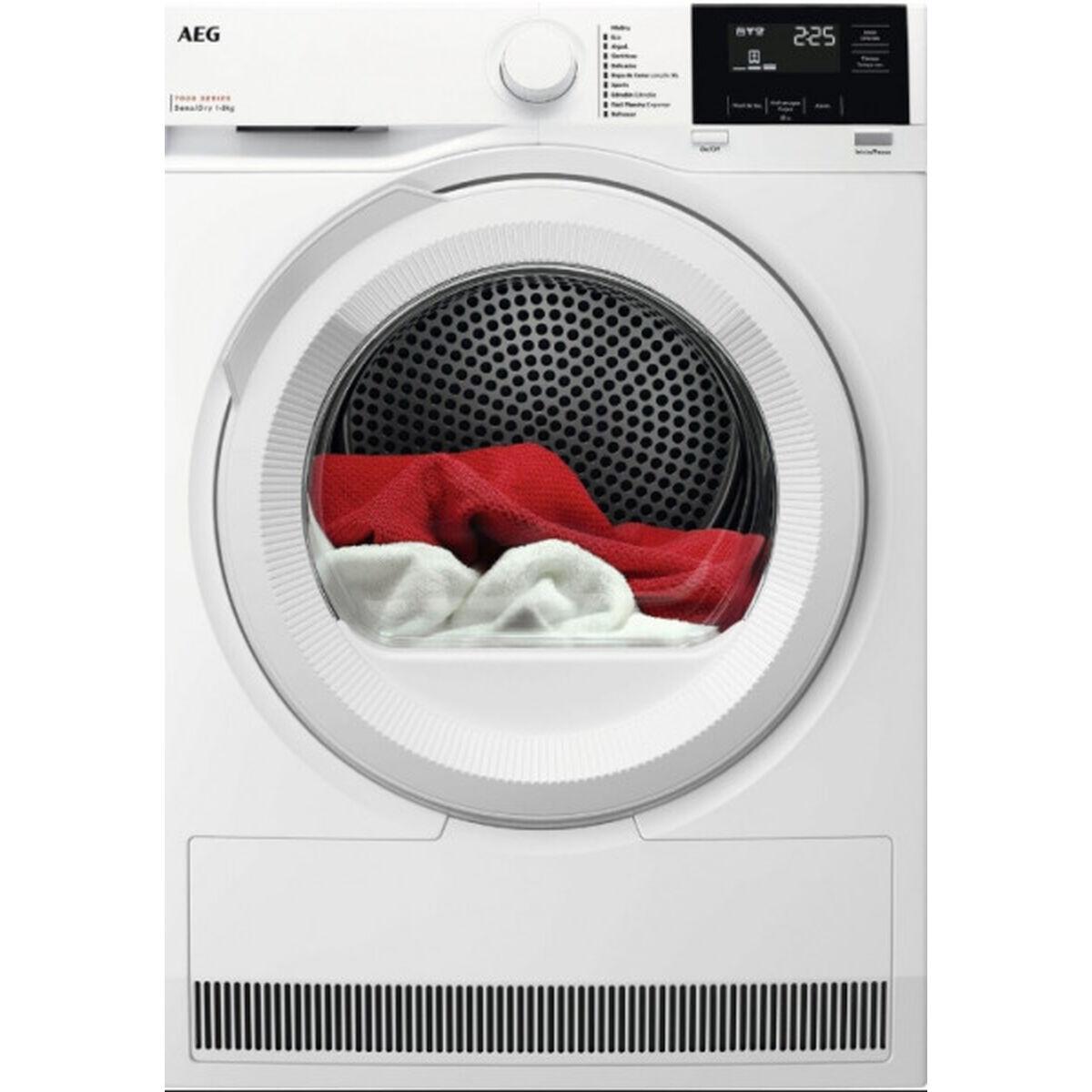 Secadora con bomba de calor AEG TR718EAOB 8 kg