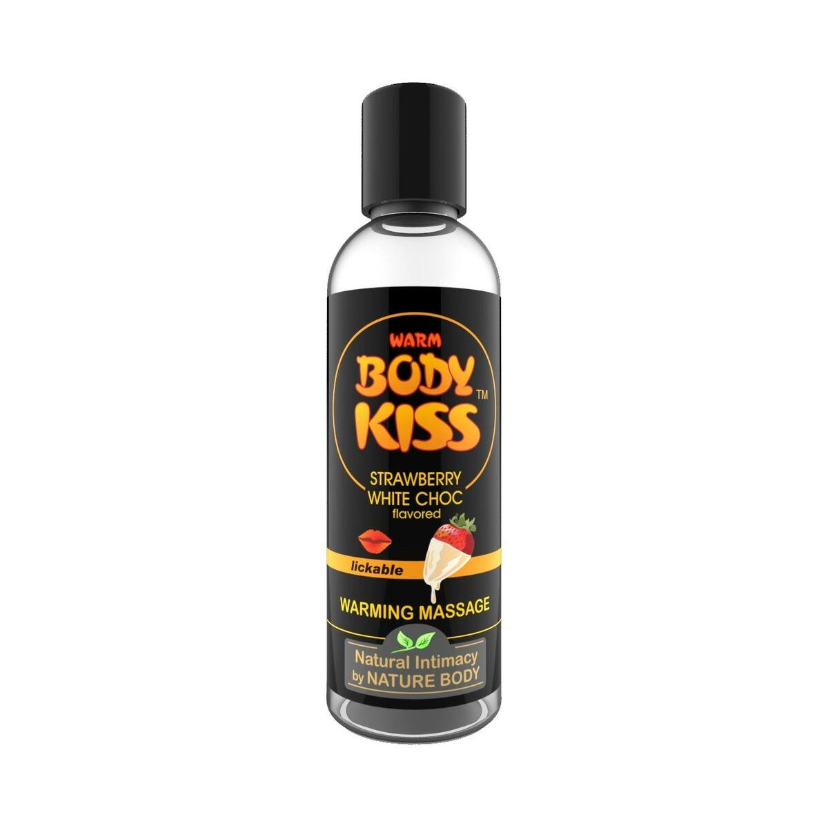 Lubricante Nature Body 100 ml Fresa Chocolate blanco Chocolate