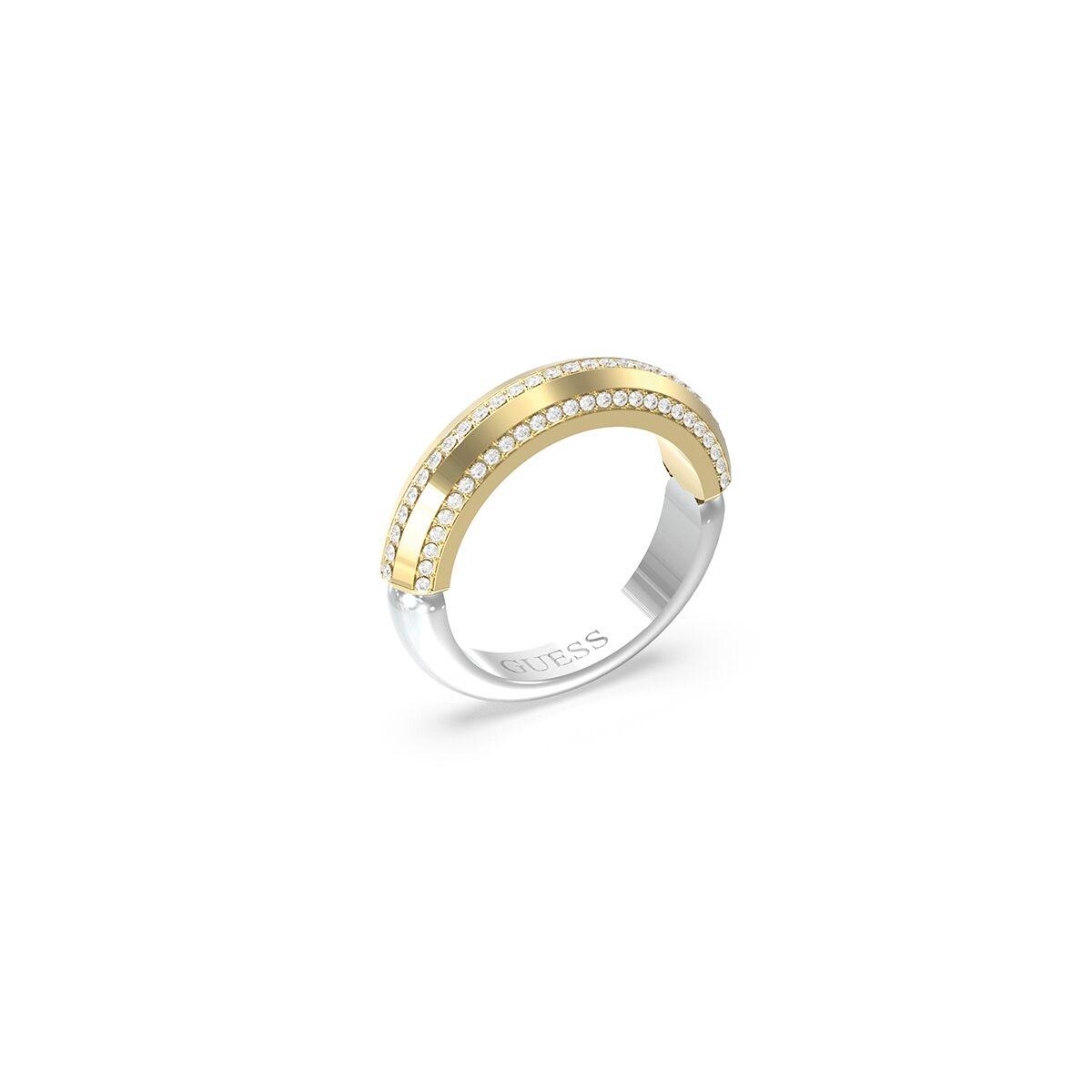 Anillo Mujer Guess JUBR05370JWYGRH58 Dorado 18