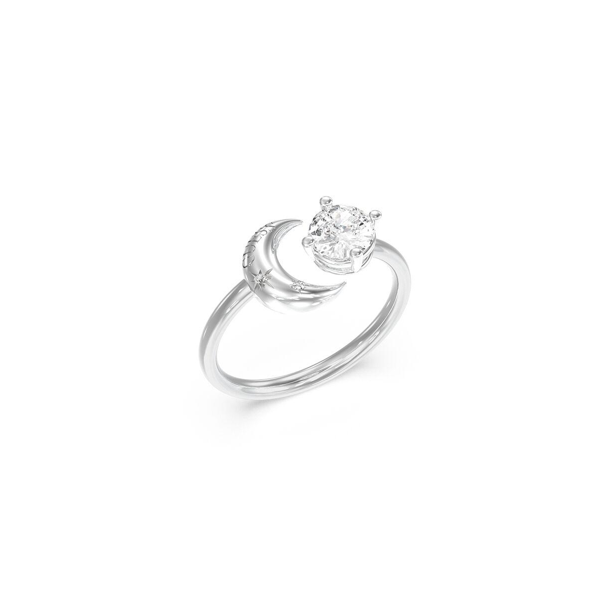 Anillo Mujer Guess JUBR06237JWRH56 Plateado 16