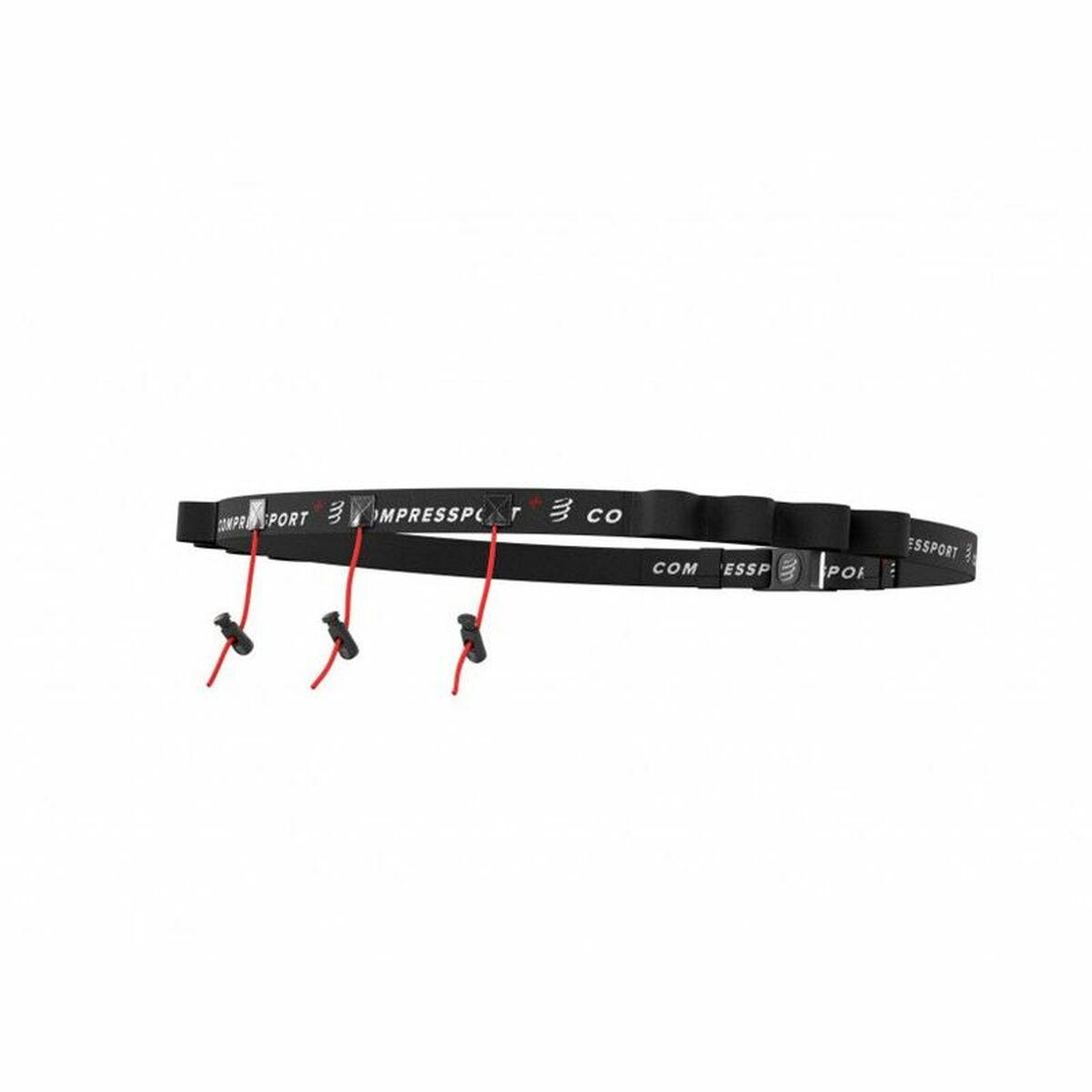 Cinturón Running Portadorsales Compressport Compressport Negro