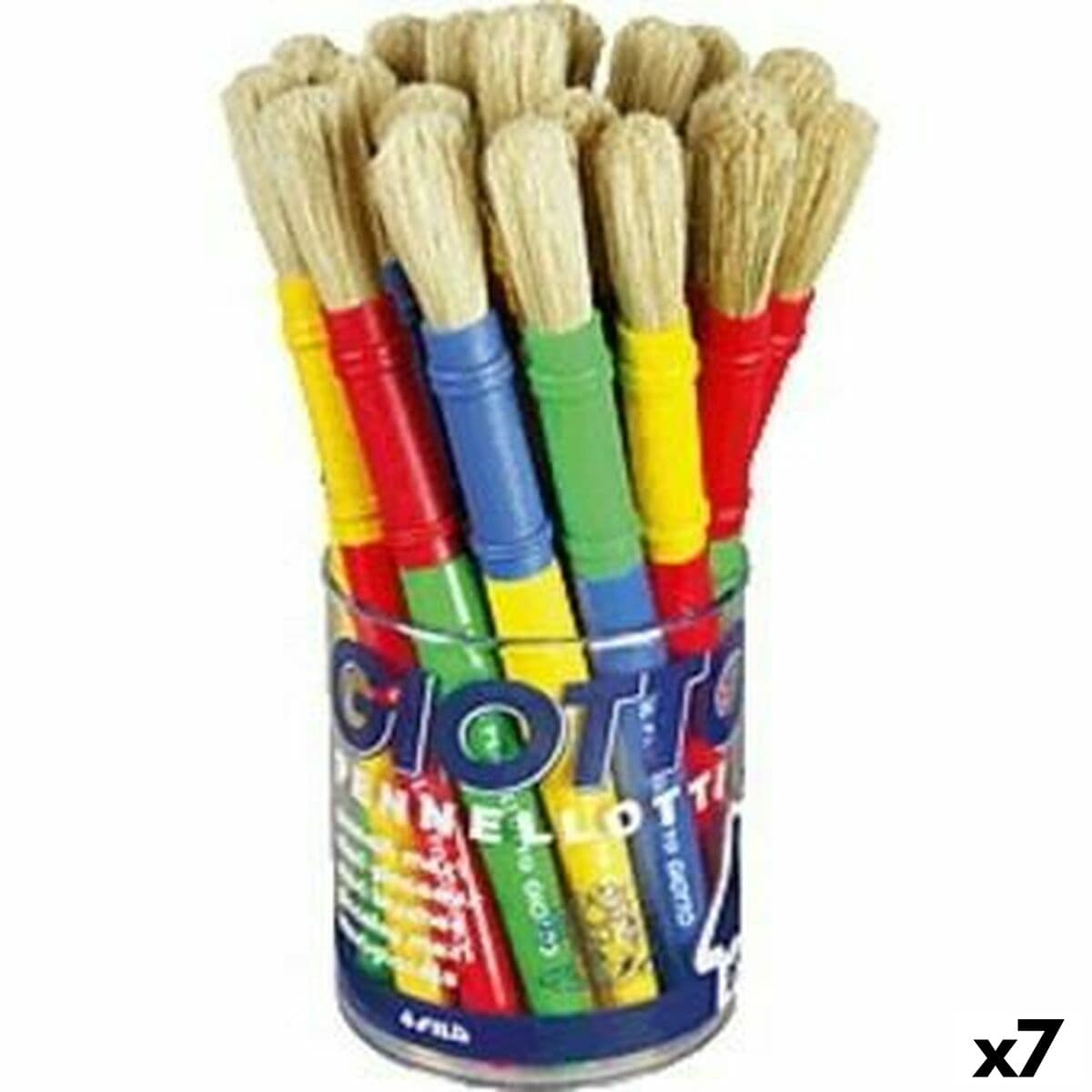 Pinceles Giotto Multicolor (7 Unidades)