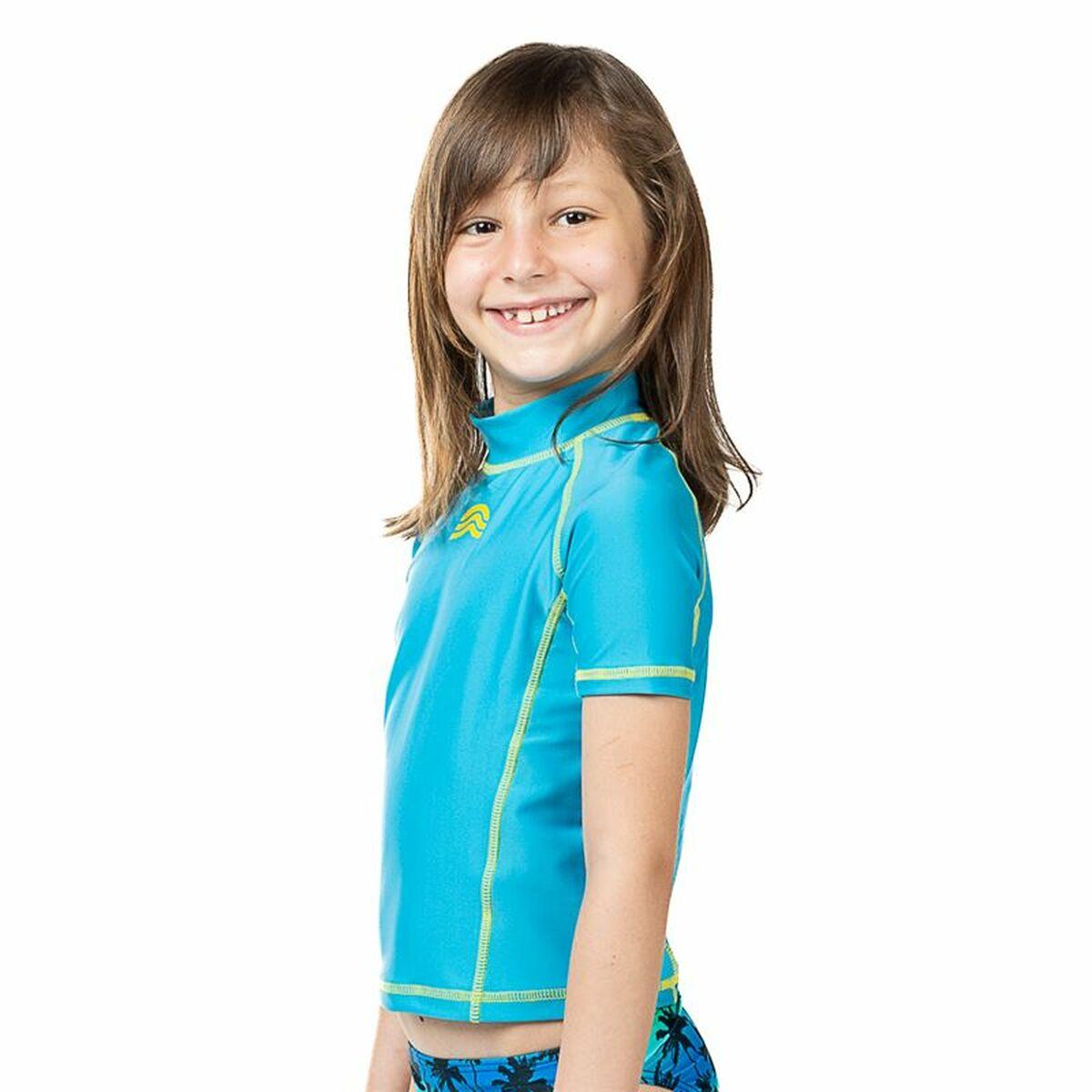Camiseta de Manga Corta Hombre Aquarapid UV Turquesa