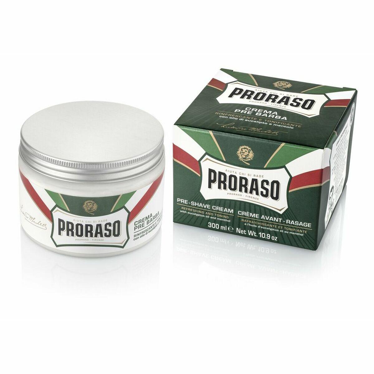 Crema preafeitado Proraso 400104 300 ml Preafeitado Eucalipto Mentol