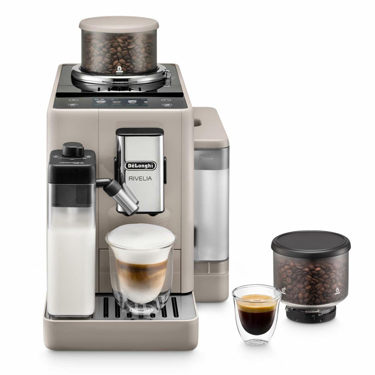 Cafetera Superautomática DeLonghi EXAM 440.55.BG Negro Plateado 1450 W 19 bar 1,2 L