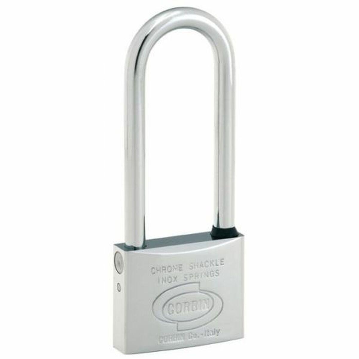 Candado de llave CORBIN Euromarine 4 mm 25 mm Arco Acero Inoxidable Latón