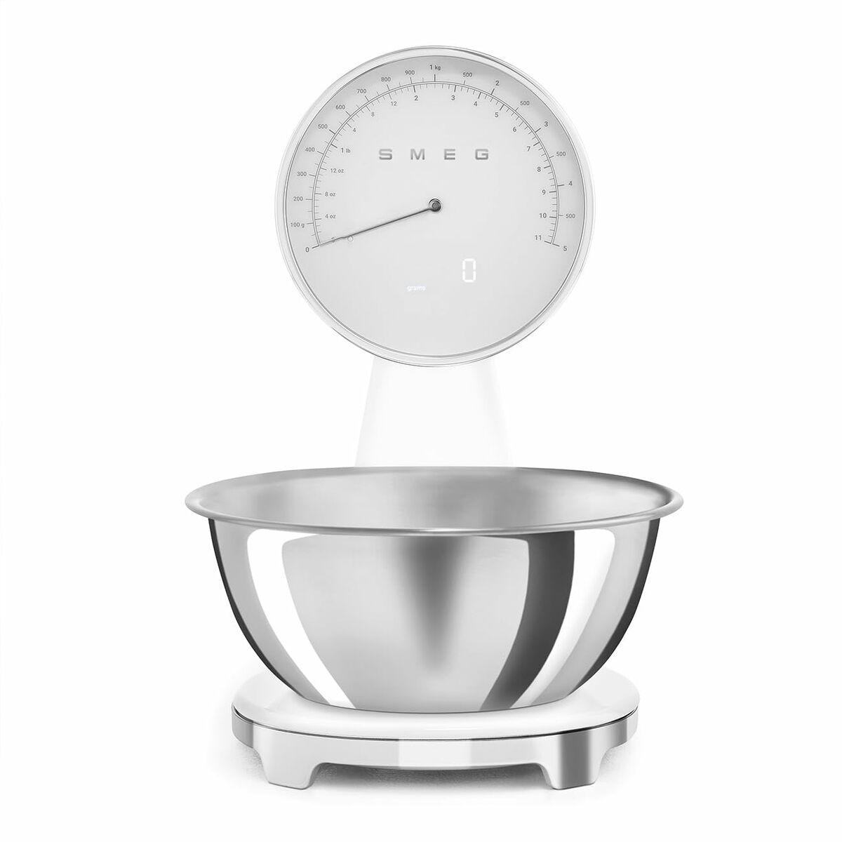 Báscula de Cocina Smeg KSF01WHWW Blanco 5 kg
