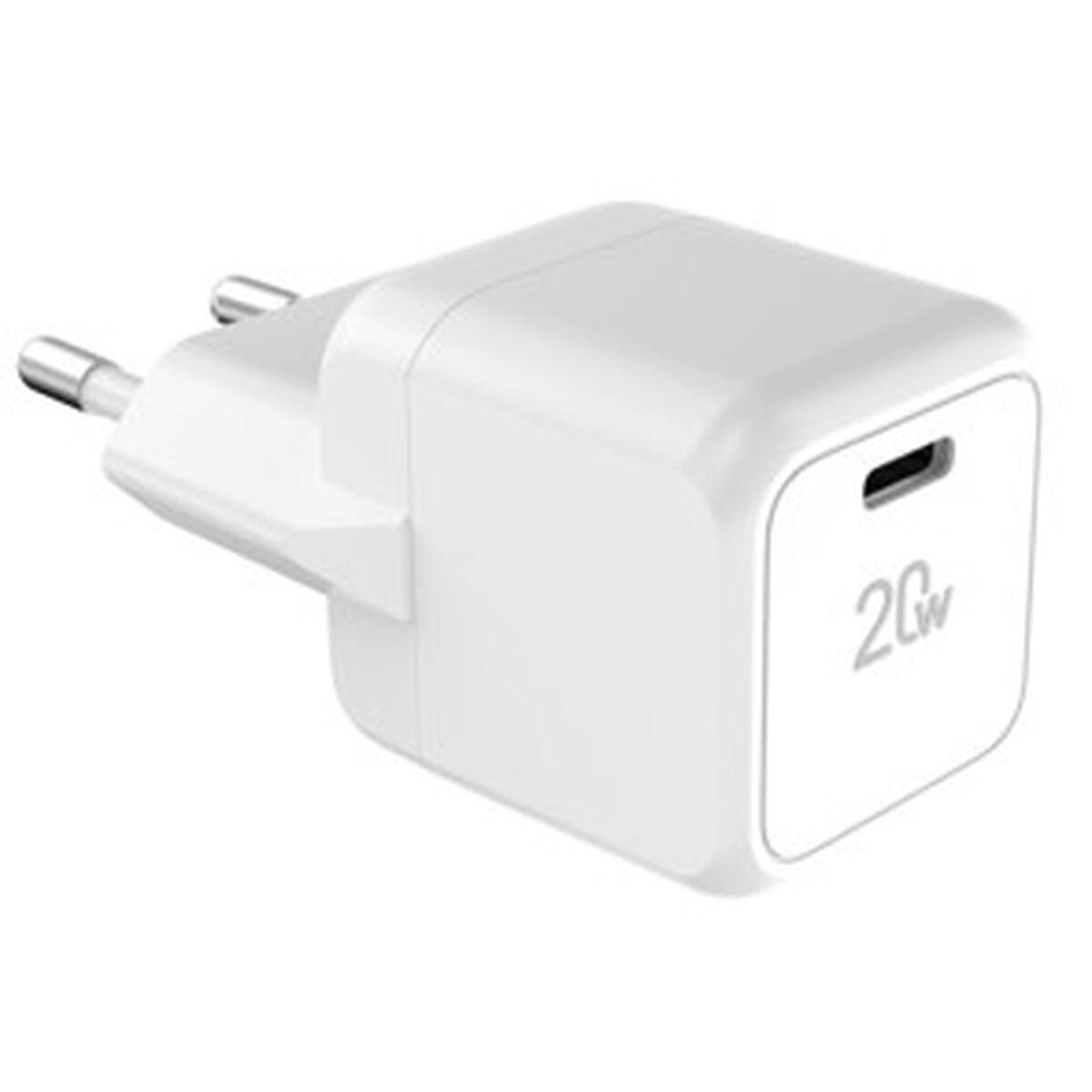 Cargador de Pared Tucano MA-GAN20-EU-W Blanco 20 W