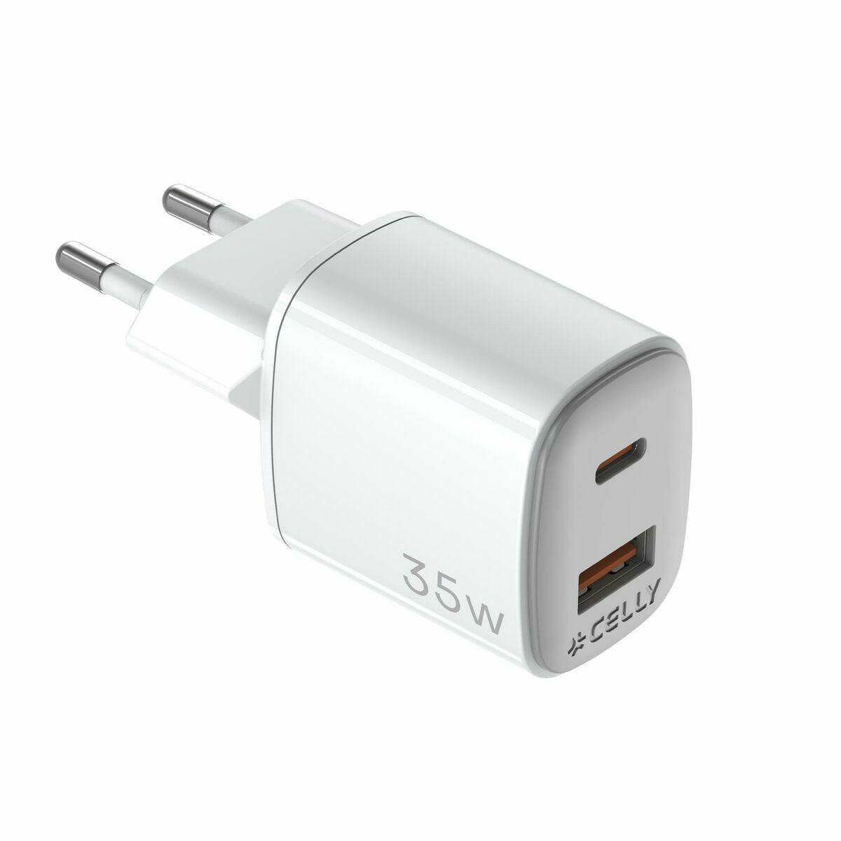 Cargador de Pared Celly UPTC1USB1USBC35