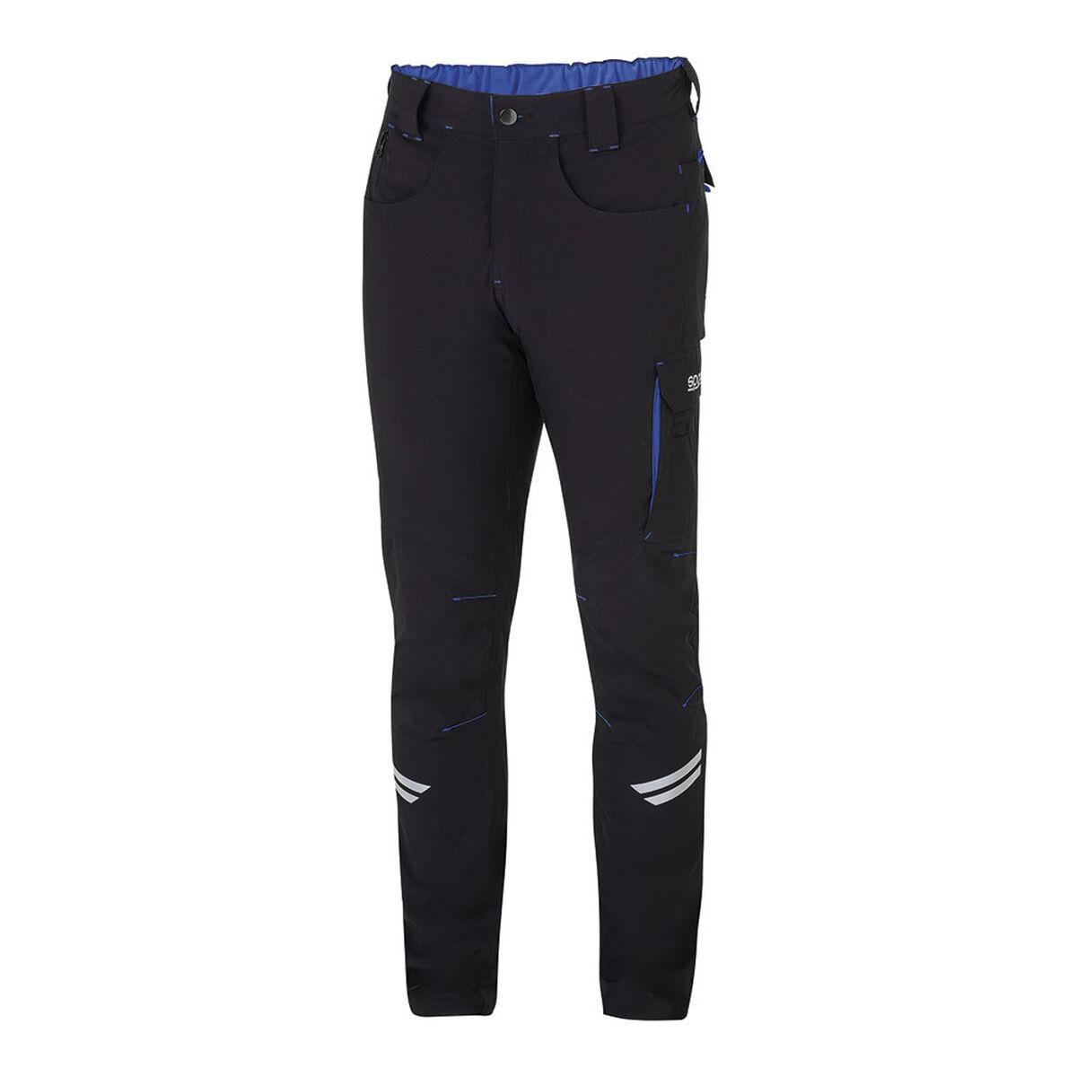 Pantalones de seguridad Sparco kansas Negro Negro/Azul