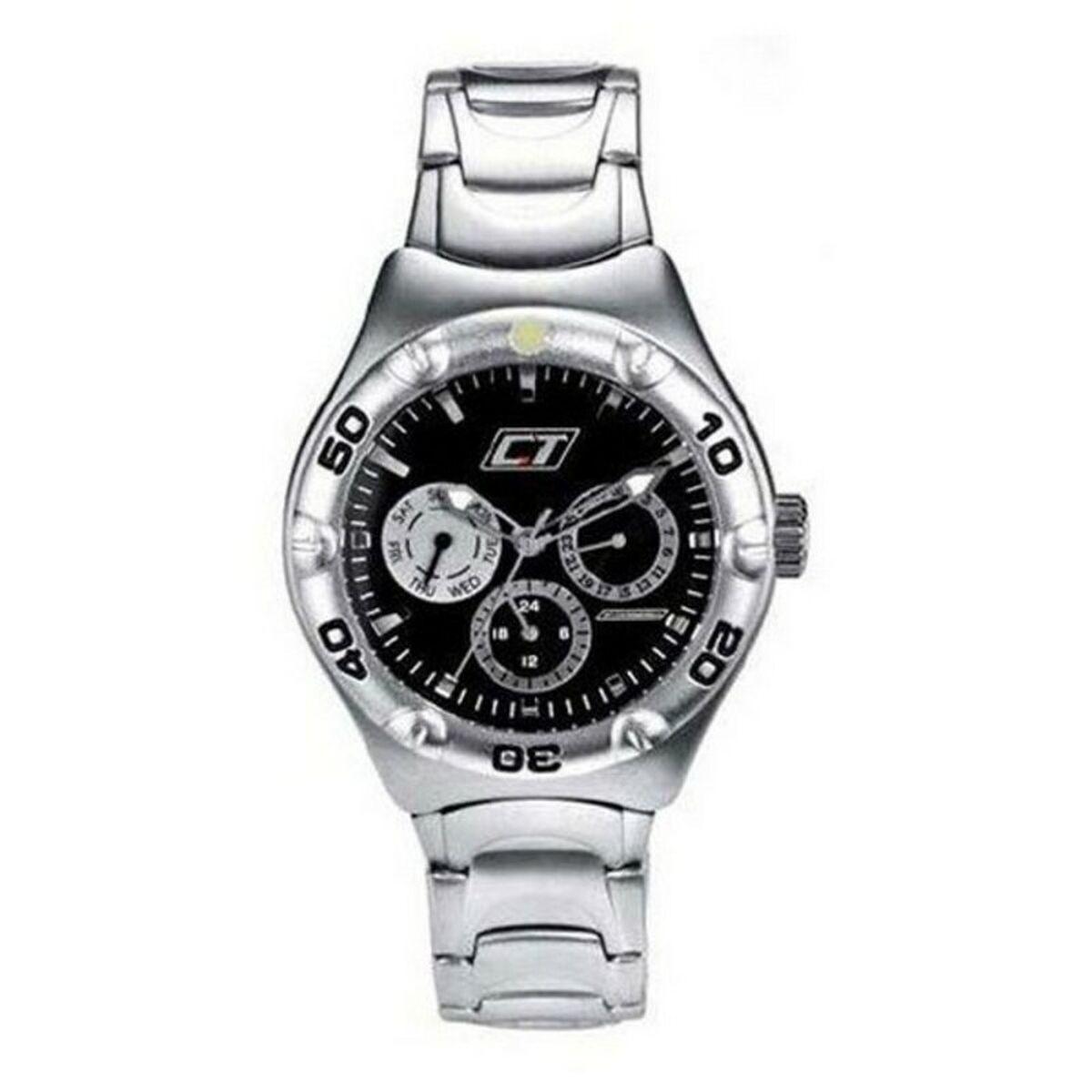 Reloj Unisex Chronotech CC7051M-02M Negro Gris
