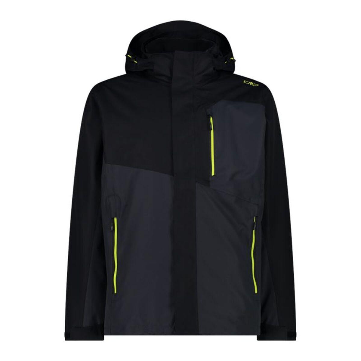 Chaqueta Deportiva para Hombre Campagnolo Man Zip Detachable Inn Negro
