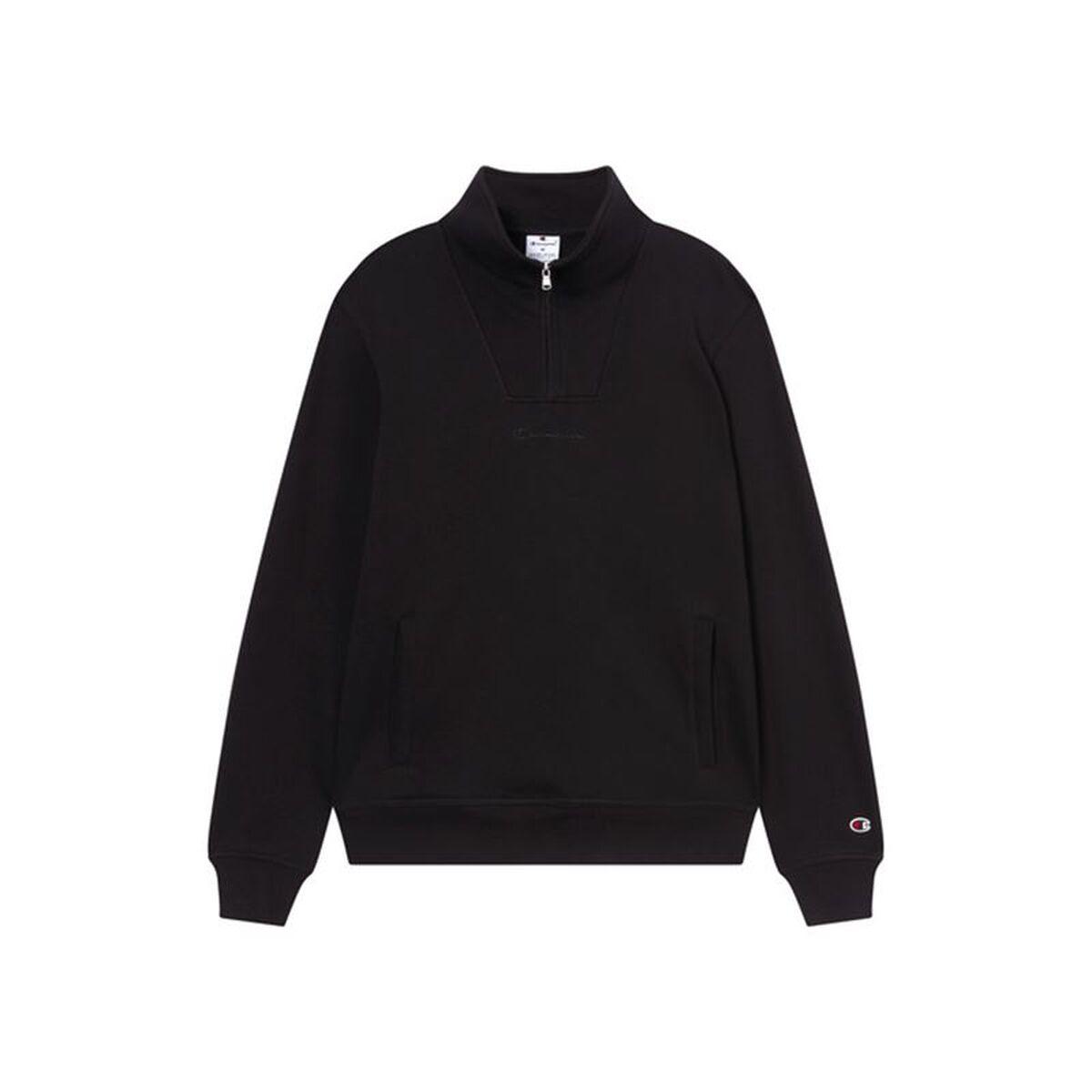 Sudadera sin Capucha Hombre Champion Icons Tonal Negro