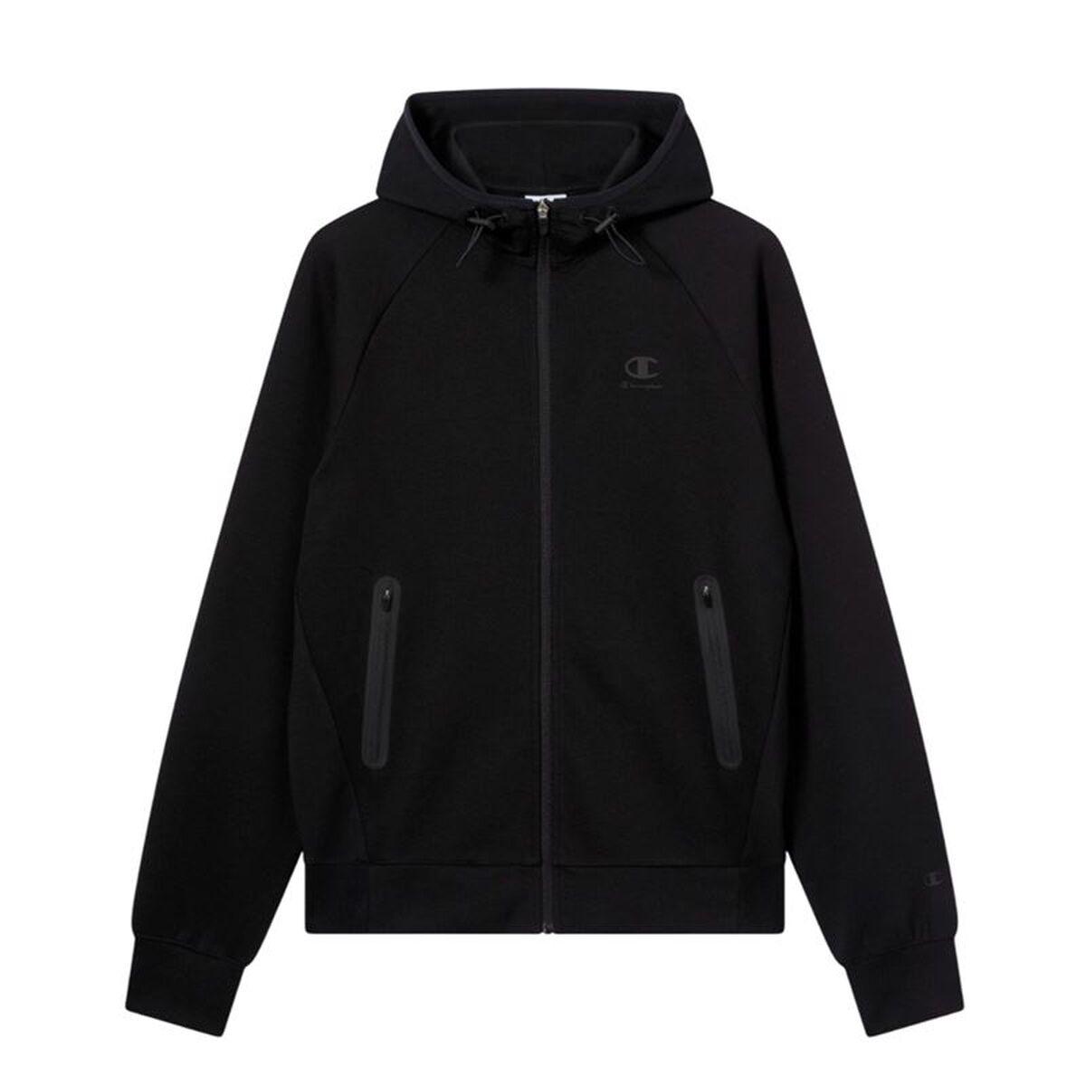 Sudadera con Capucha Hombre Champion C-Tech Negro