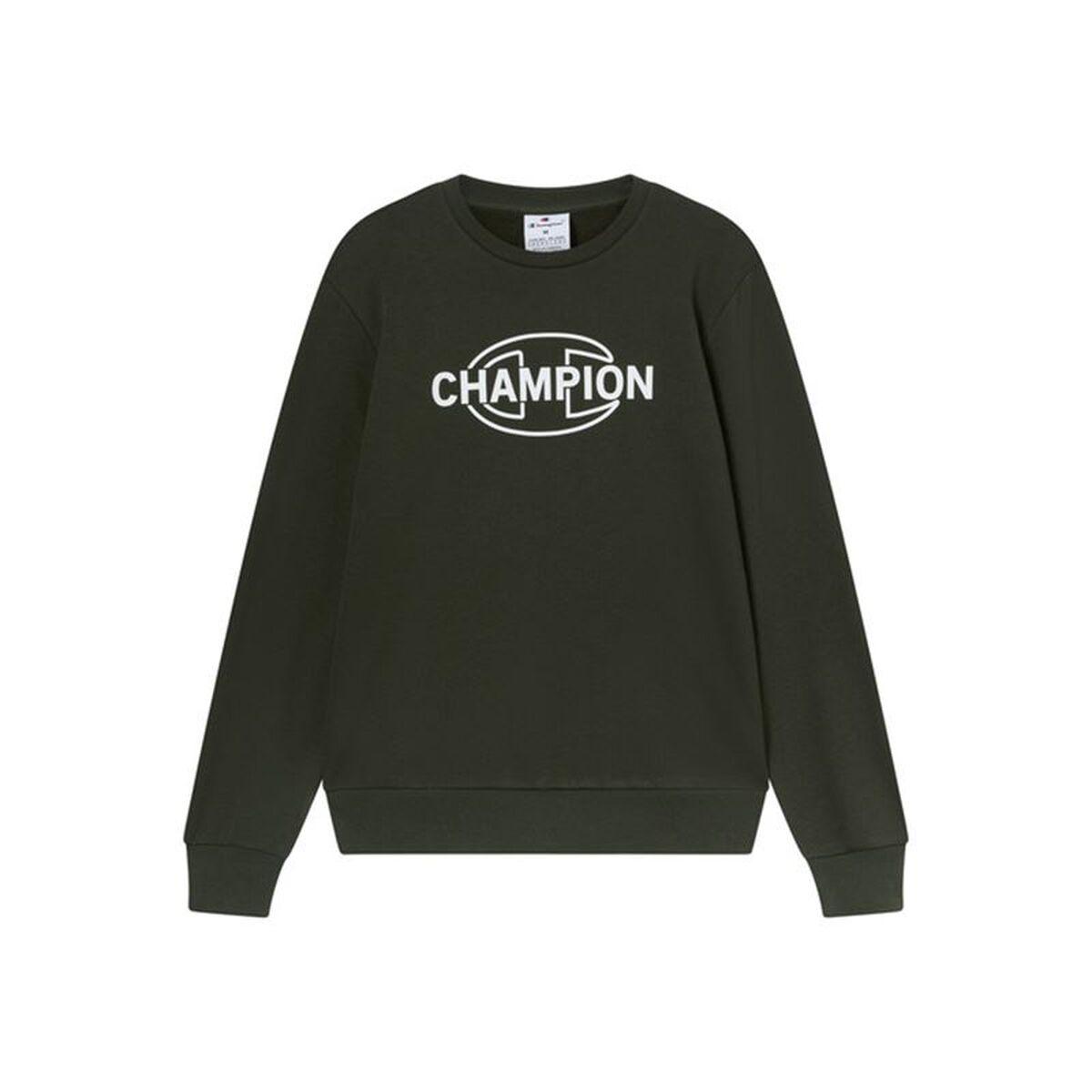 Sudadera sin Capucha Hombre Champion Graphic Shop Verde oscuro Verde militar