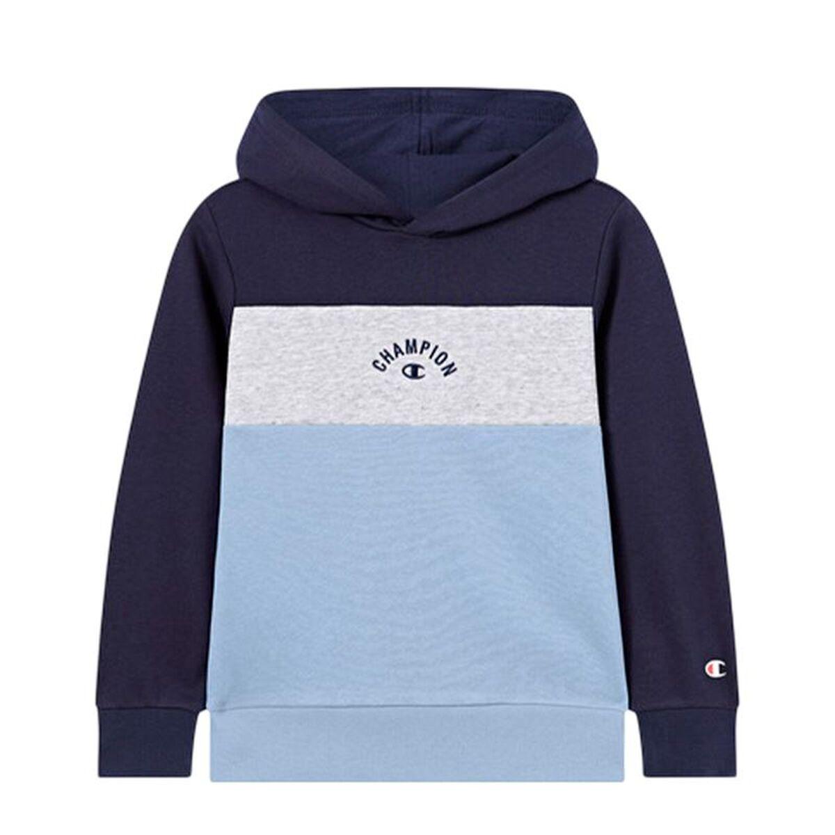 Sudadera con Capucha Niño Champion Icons Plus Azul Añil