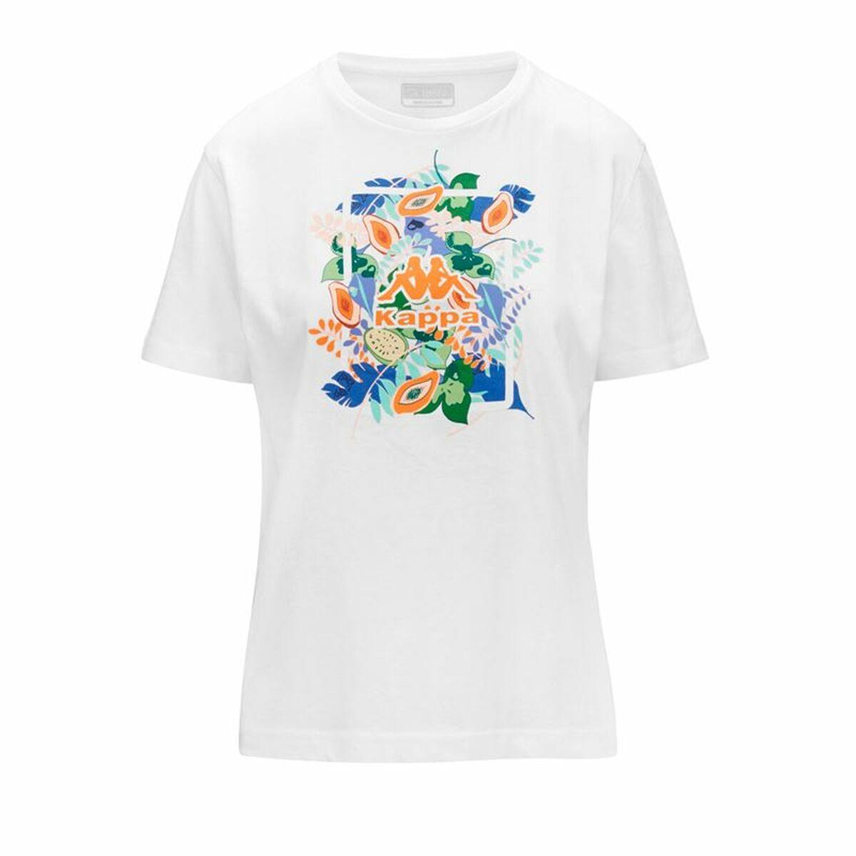 Camiseta de Manga Corta Hombre Kappa Frienda Graphik Blanco