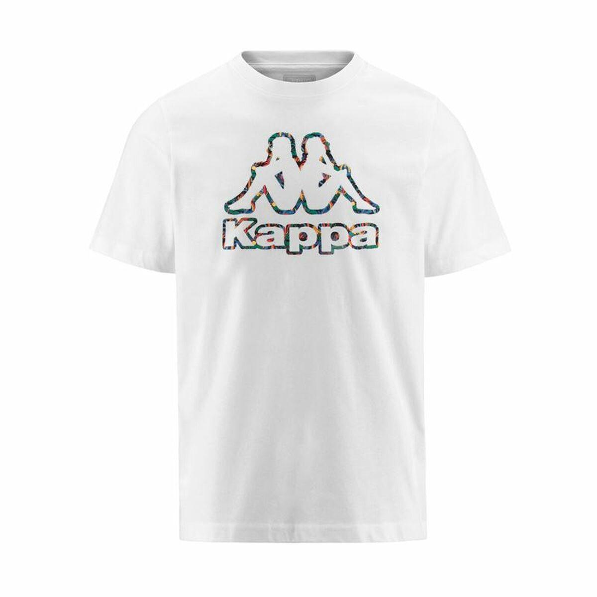 Camiseta de Manga Corta Hombre Kappa Fario Graphik Blanco