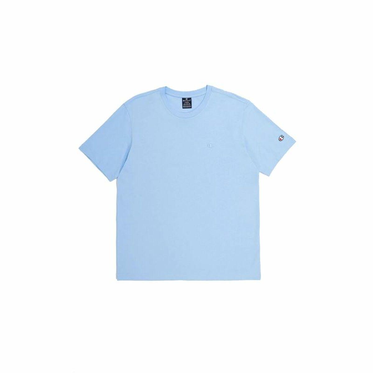 Camiseta de Manga Corta Hombre Champion Crewneck Azul
