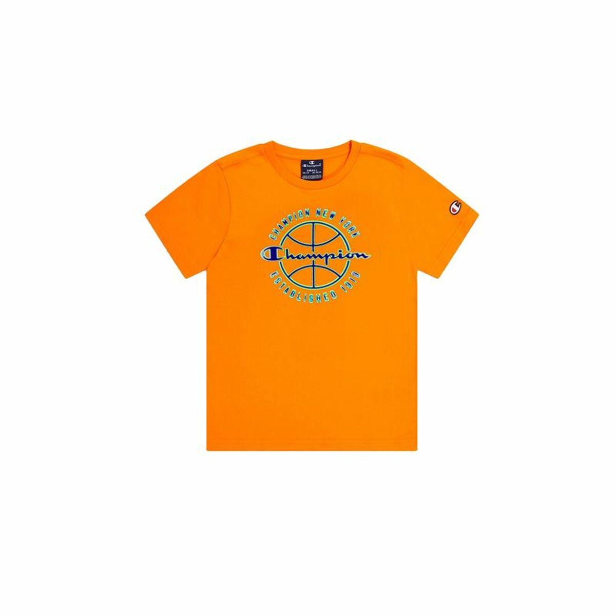 Camiseta de Manga Corta Hombre Champion Crewneck Amarillo