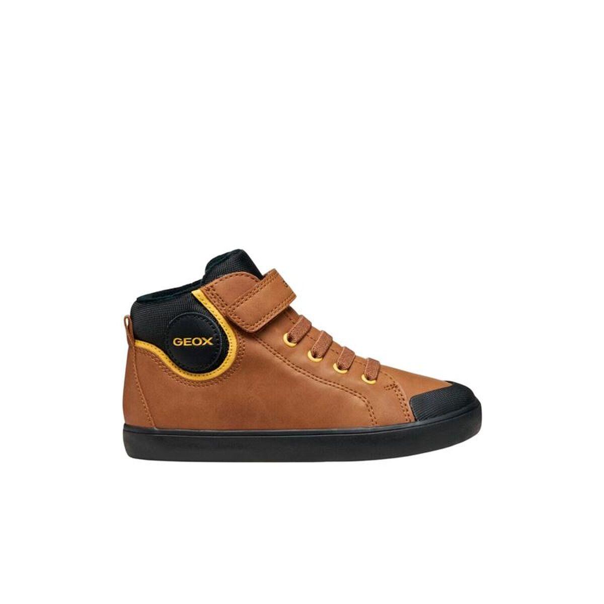 Zapatillas Deportivas Infantiles Geox Gisli B. C - Gbk Marrón
